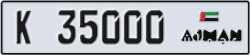 ajman - code - K - number -35000