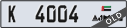 ajman - code - K - number -4004
