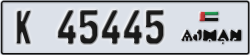 ajman - code - K - number -45366
