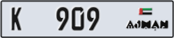 ajman - code - K - number -830