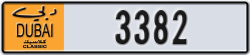 dubai classic - code - NOC - number -3382