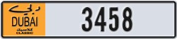 dubai classic - code - NOC - number -3458