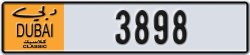 dubai classic - code - NOC - number -3898
