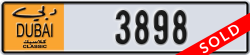 dubai classic - code - NOC - number -3898