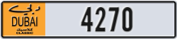 dubai classic - code - NOC - number -4270