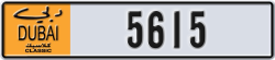 dubai classic - code - NOC - number -5615