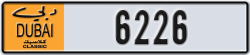 dubai classic - code - NOC - number -6226