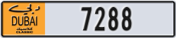 dubai classic - code - NOC - number -7288