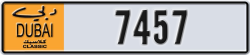 dubai classic - code - NOC - number -7457