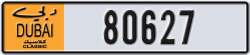dubai classic - code - NOC - number -80627