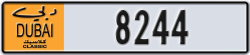 dubai classic - code - NOC - number -8244