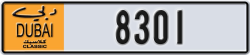 dubai classic - code - NOC - number -8301
