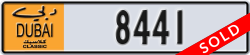 dubai classic - code - NOC - number -8441