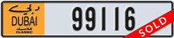 dubai classic - code - NOC - number -99116