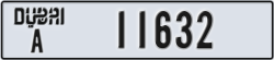 dubai - code - A - number -11632
