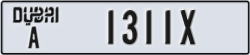dubai - code - A - number -1311X