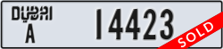 dubai - code - A - number -14423