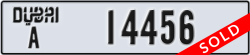 dubai - code - A - number -14456