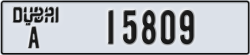 dubai - code - A - number -15809