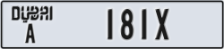dubai - code - A - number -181X