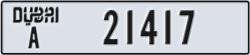 dubai - code - A - number -21338