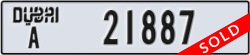 dubai - code - A - number -21887