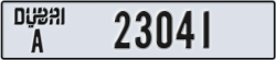 dubai - code - A - number -23041