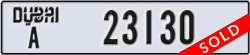 dubai - code - A - number -23130