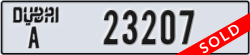 dubai - code - A - number -23207