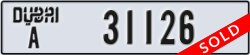 dubai - code - A - number -31126