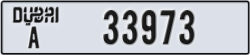 dubai - code - A - number -33973