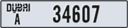dubai - code - A - number -34607