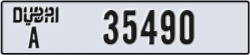 dubai - code - A - number -35490