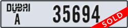 dubai - code - A - number -35694