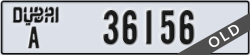 dubai - code - A - number -36156