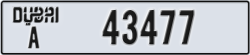 dubai - code - A - number -43477