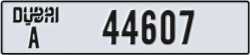 dubai - code - A - number -44607