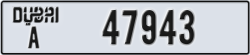dubai - code - A - number -47864