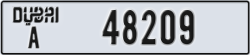 dubai - code - A - number -48130