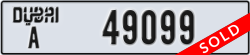 dubai - code - A - number -49099