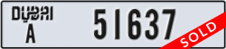 dubai - code - A - number -51637