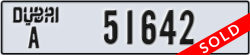 dubai - code - A - number -51642