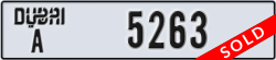 dubai - code - A - number -5263