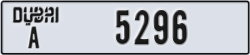 dubai - code - A - number -5296