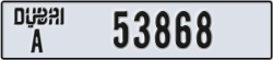 dubai - code - A - number -53868