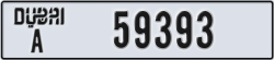 dubai - code - A - number -59393