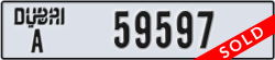 dubai - code - A - number -59597