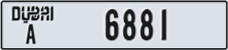 dubai - code - A - number -6802