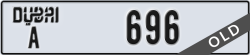 dubai - code - A - number -696
