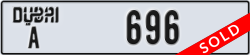 dubai - code - A - number -696